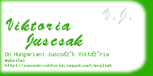 viktoria juscsak business card